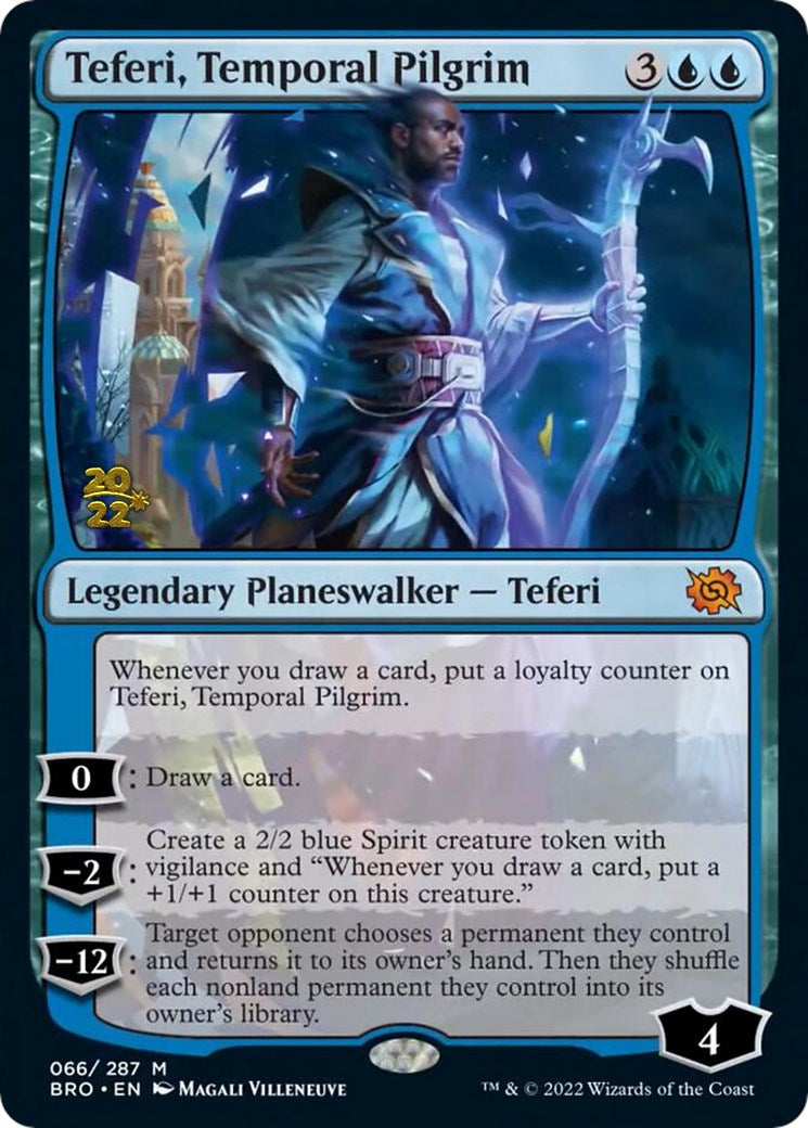 Teferi, Temporal Pilgrim [The Brothers' War Prerelease Promos] | Boutique FDB TCG