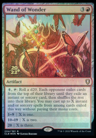 Wand of Wonder [Commander Legends: Battle for Baldur's Gate Prerelease Promos] | Boutique FDB TCG