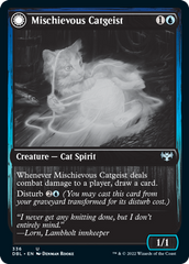 Mischievous Catgeist // Catlike Curiosity [Innistrad: Double Feature] | Boutique FDB TCG