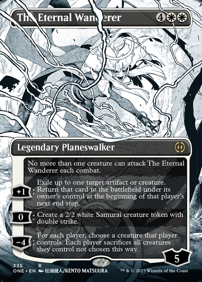 The Eternal Wanderer (Borderless Manga) [Phyrexia: All Will Be One] | Boutique FDB TCG