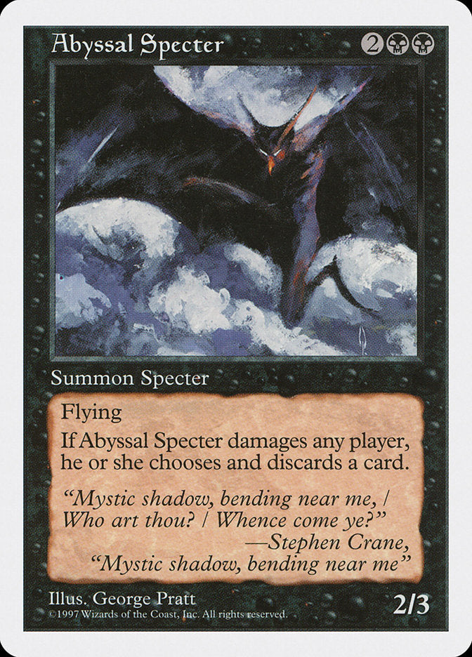 Abyssal Specter [Fifth Edition] | Boutique FDB TCG