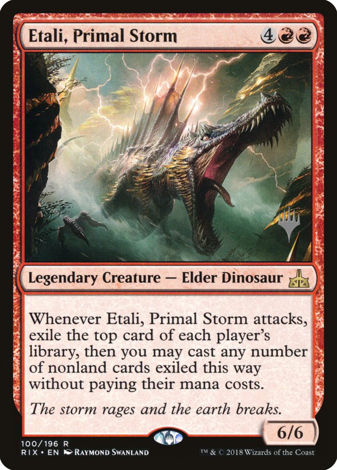 Etali, Primal Storm (Promo Pack) [Rivals of Ixalan Promos] | Boutique FDB TCG