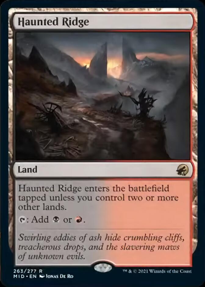 Haunted Ridge [Innistrad: Midnight Hunt] | Boutique FDB TCG