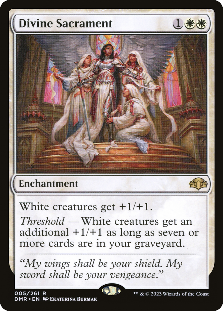 Divine Sacrament [Dominaria Remastered] | Boutique FDB TCG