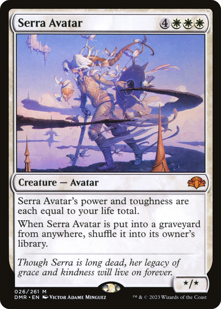 Serra Avatar [Dominaria Remastered] | Boutique FDB TCG