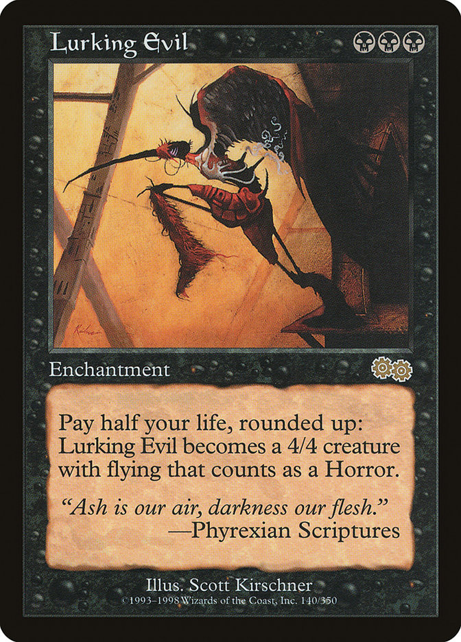 Lurking Evil [Urza's Saga] | Boutique FDB TCG