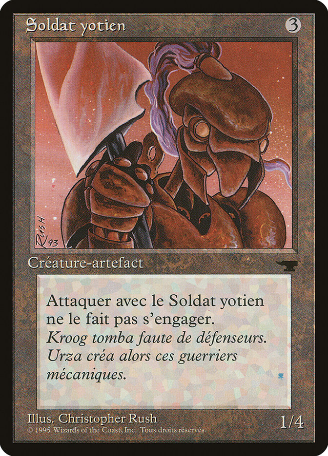 Yotian Soldier (French) - "Soldat yotien" [Renaissance] | Boutique FDB TCG