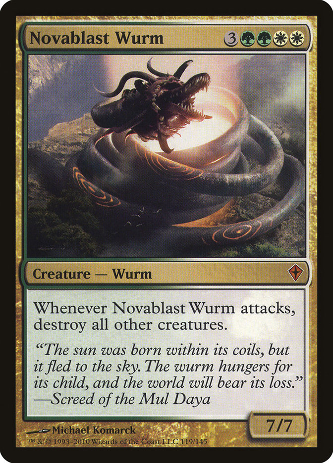 Novablast Wurm [Worldwake] | Boutique FDB TCG