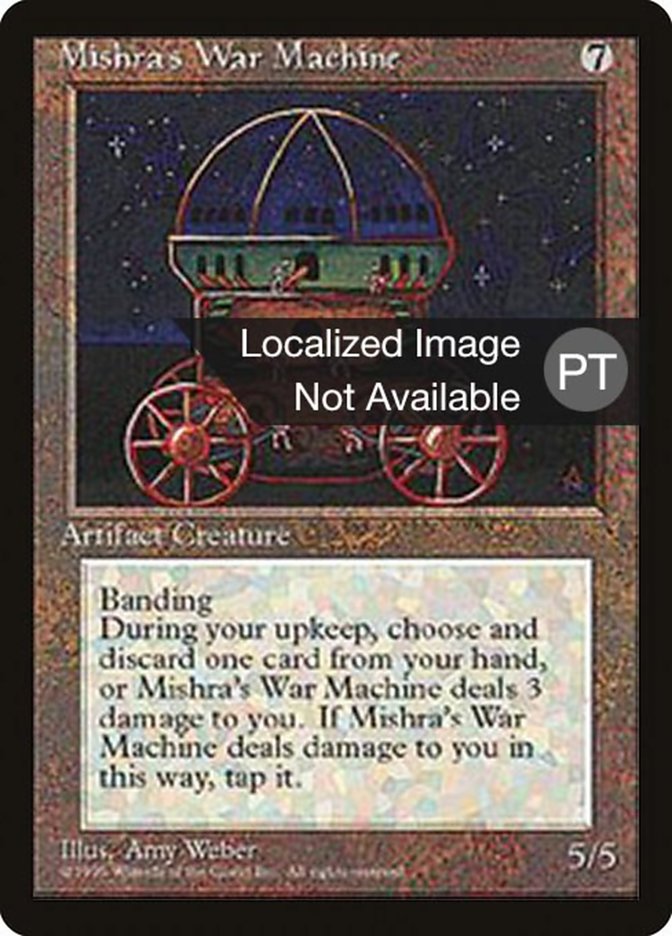 Mishra's War Machine [Fourth Edition (Foreign Black Border)] | Boutique FDB TCG