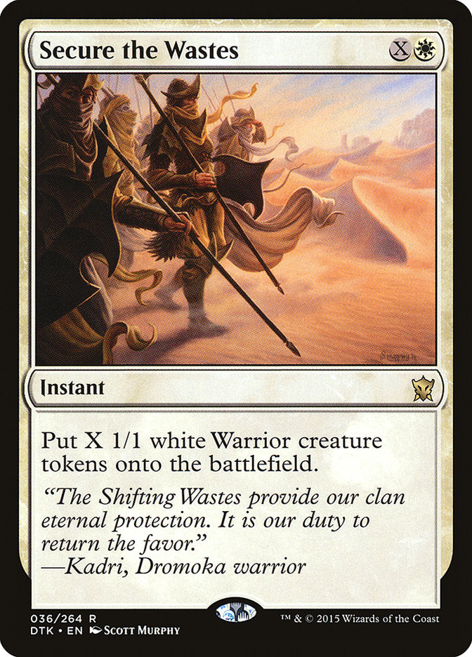 Secure the Wastes [Dragons of Tarkir] | Boutique FDB TCG