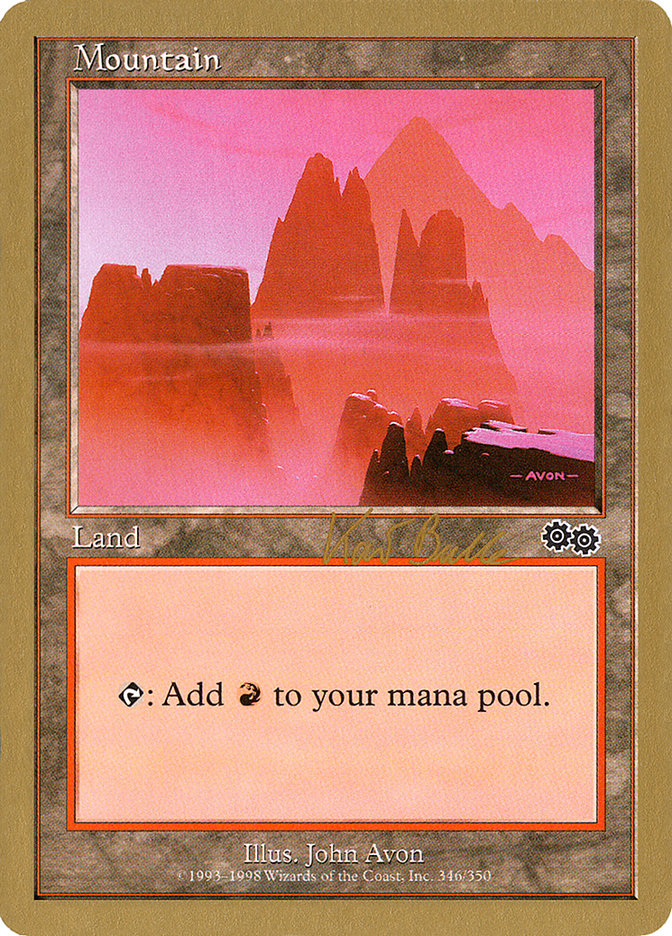 Mountain (kb346) (Kai Budde) [World Championship Decks 1999] | Boutique FDB TCG
