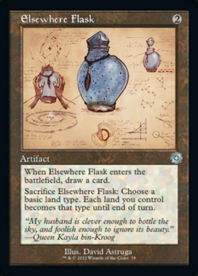 Elsewhere Flask (Retro Schematic) [The Brothers' War Retro Artifacts] | Boutique FDB TCG