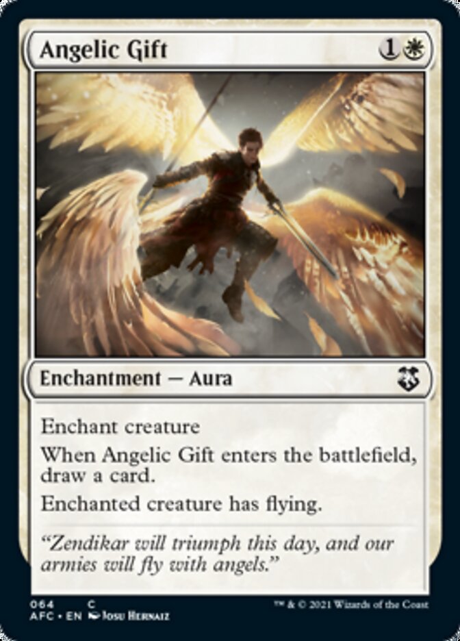 Angelic Gift [Dungeons & Dragons: Adventures in the Forgotten Realms Commander] | Boutique FDB TCG