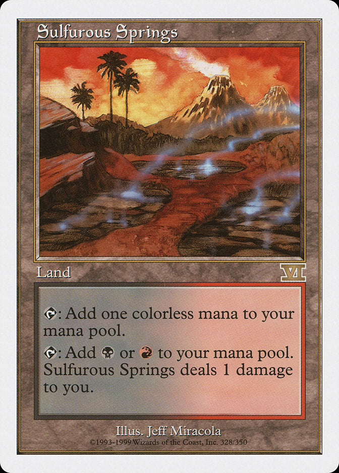 Sulfurous Springs [Classic Sixth Edition] | Boutique FDB TCG