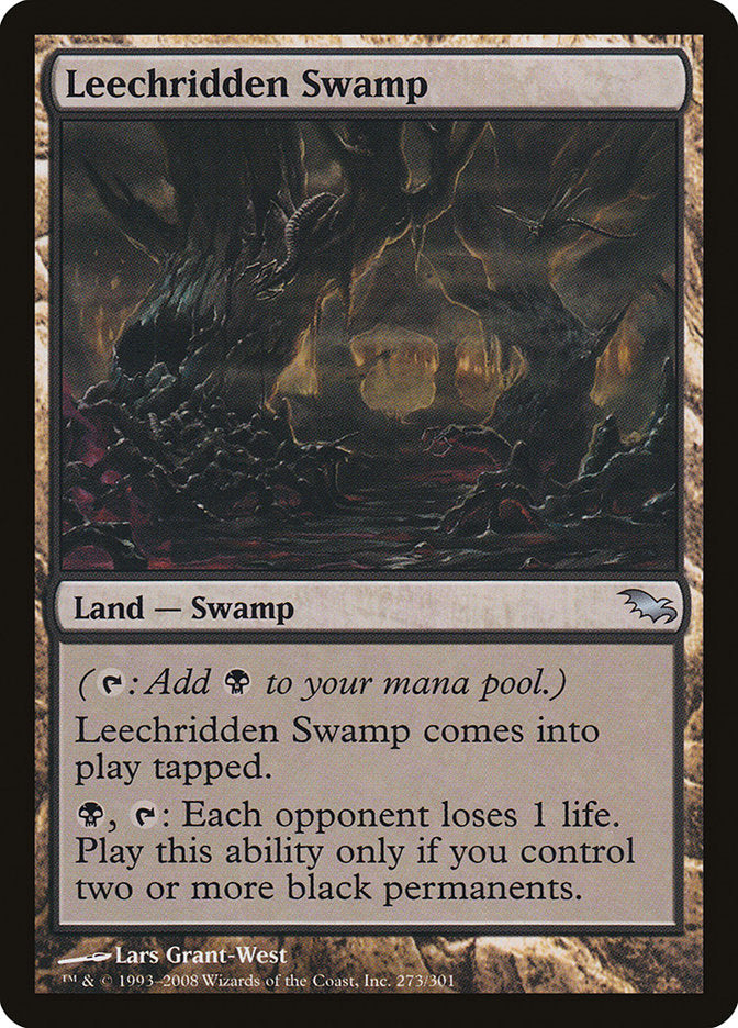 Leechridden Swamp [Shadowmoor] | Boutique FDB TCG