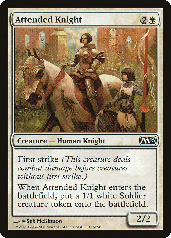 Attended Knight [Magic 2013] | Boutique FDB TCG