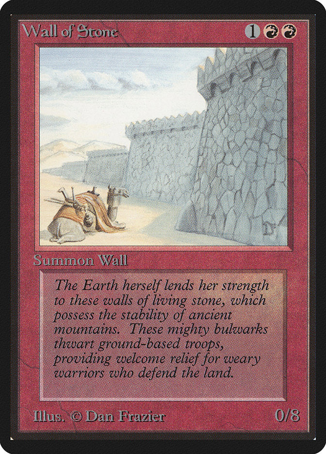 Wall of Stone [Beta Edition] | Boutique FDB TCG