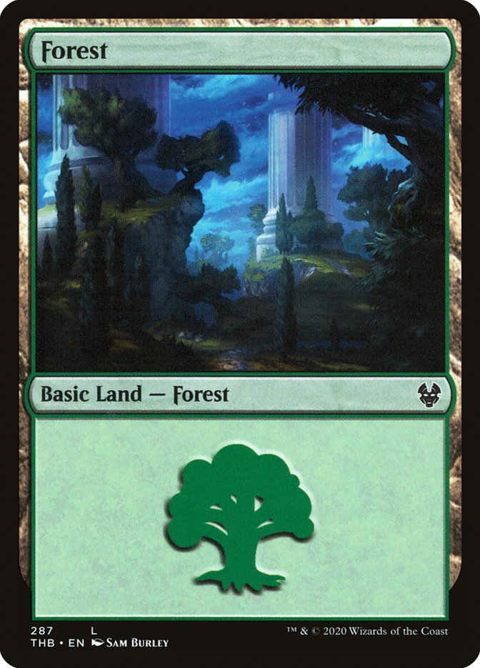 Forest (287) [Theros Beyond Death] | Boutique FDB TCG