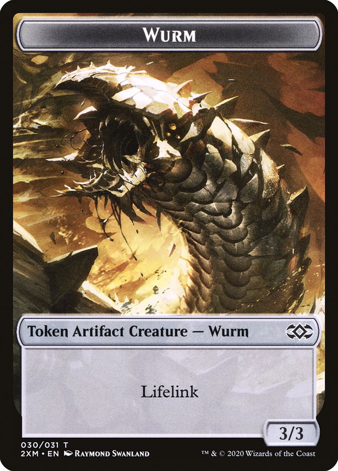 Wurm Token (030/031) [Double Masters Tokens] | Boutique FDB TCG