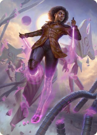 Kaya, Intangible Slayer Art Card [Phyrexia: All Will Be One Art Series] | Boutique FDB TCG