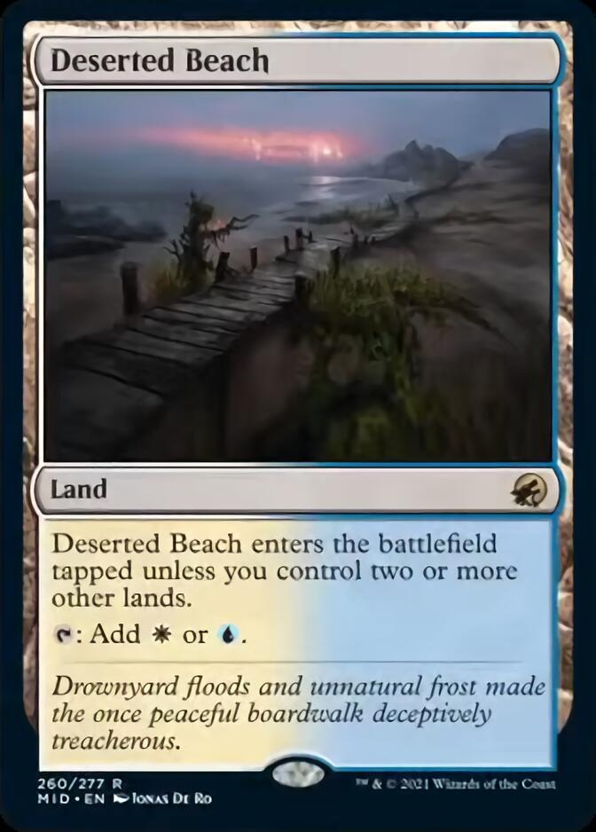 Deserted Beach [Innistrad: Midnight Hunt] | Boutique FDB TCG