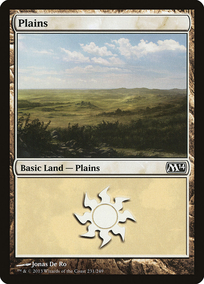 Plains (231) [Magic 2014] | Boutique FDB TCG