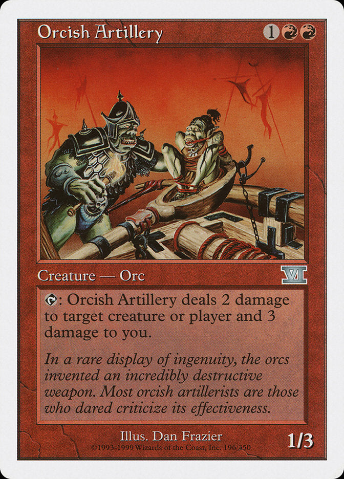 Orcish Artillery [Classic Sixth Edition] | Boutique FDB TCG