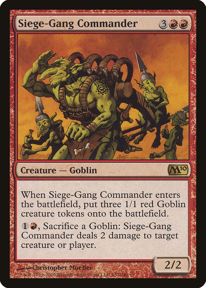 Siege-Gang Commander [Magic 2010] | Boutique FDB TCG