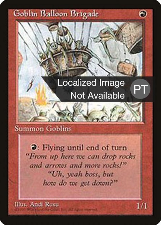 Goblin Balloon Brigade [Fourth Edition (Foreign Black Border)] | Boutique FDB TCG