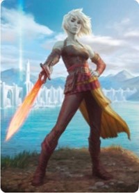 Nahiri, Heir of the Ancients 1 Art Card [Zendikar Rising Art Series] | Boutique FDB TCG