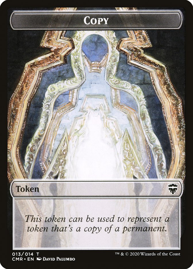 Copy (013) // Golem Double-Sided Token [Commander Legends Tokens] | Boutique FDB TCG