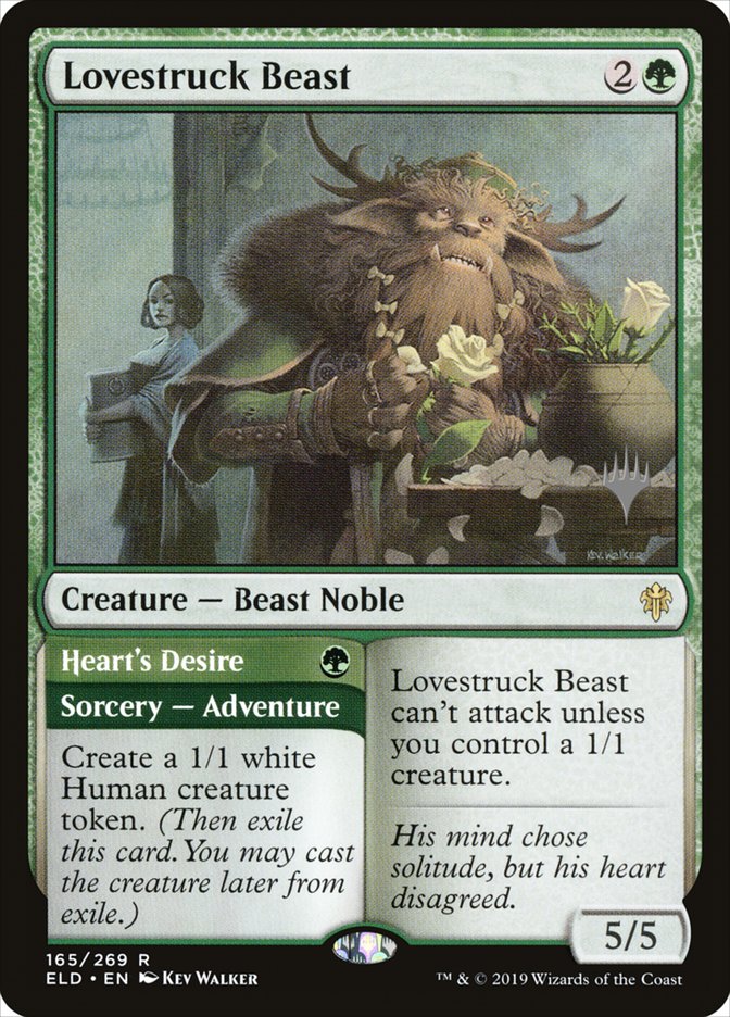 Lovestruck Beast // Heart's Desire (Promo Pack) [Throne of Eldraine Promos] | Boutique FDB TCG