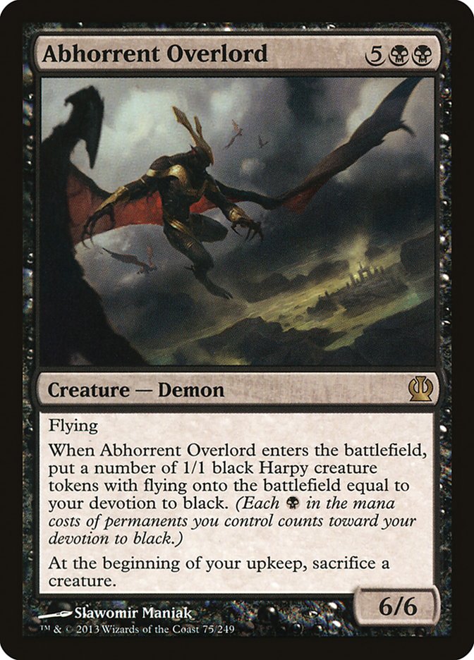 Abhorrent Overlord [Theros] | Boutique FDB TCG