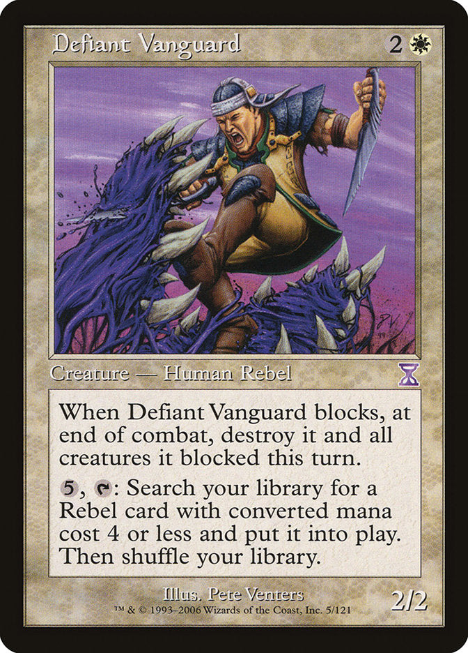 Defiant Vanguard [Time Spiral Timeshifted] | Boutique FDB TCG