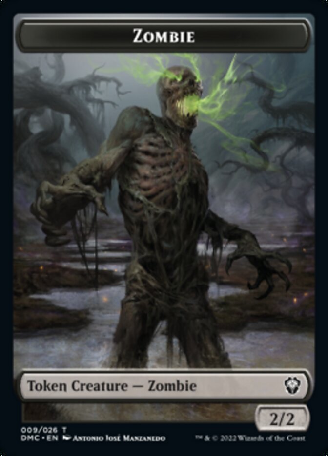 Zombie Token [Dominaria United Commander Tokens] | Boutique FDB TCG
