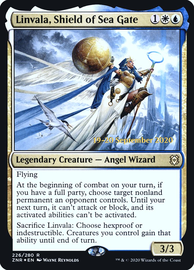 Linvala, Shield of Sea Gate [Zendikar Rising Prerelease Promos] | Boutique FDB TCG