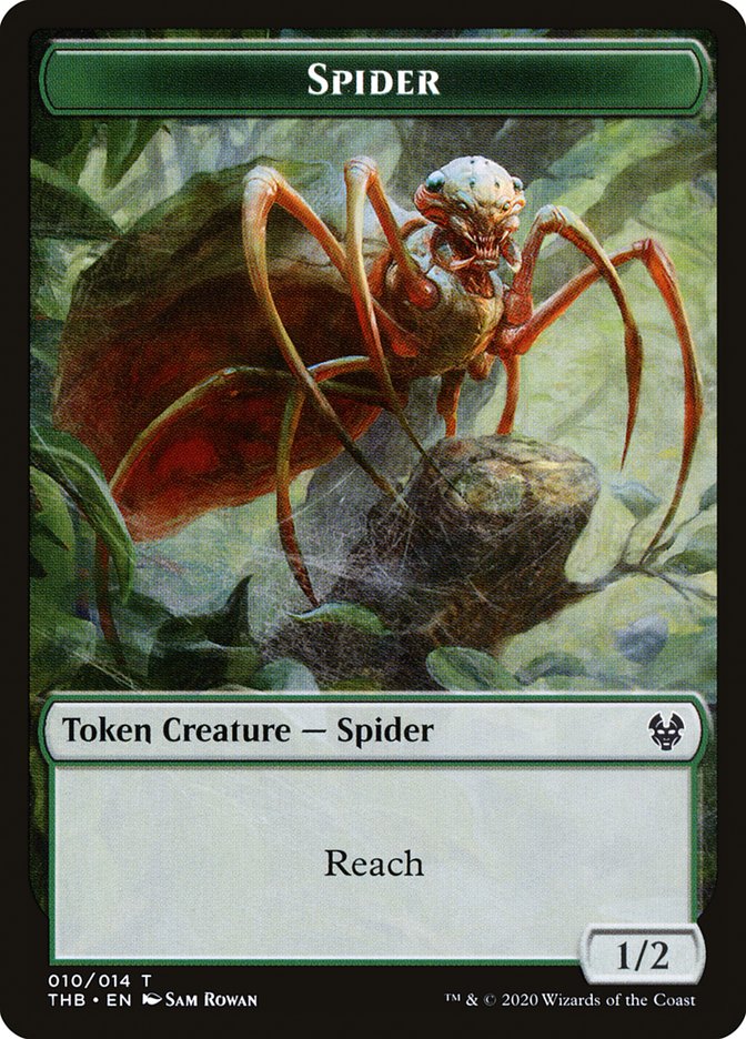 Satyr // Spider Double-Sided Token [Theros Beyond Death Tokens] | Boutique FDB TCG