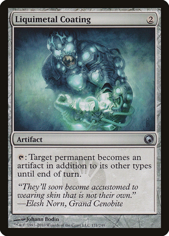 Liquimetal Coating [Scars of Mirrodin] | Boutique FDB TCG