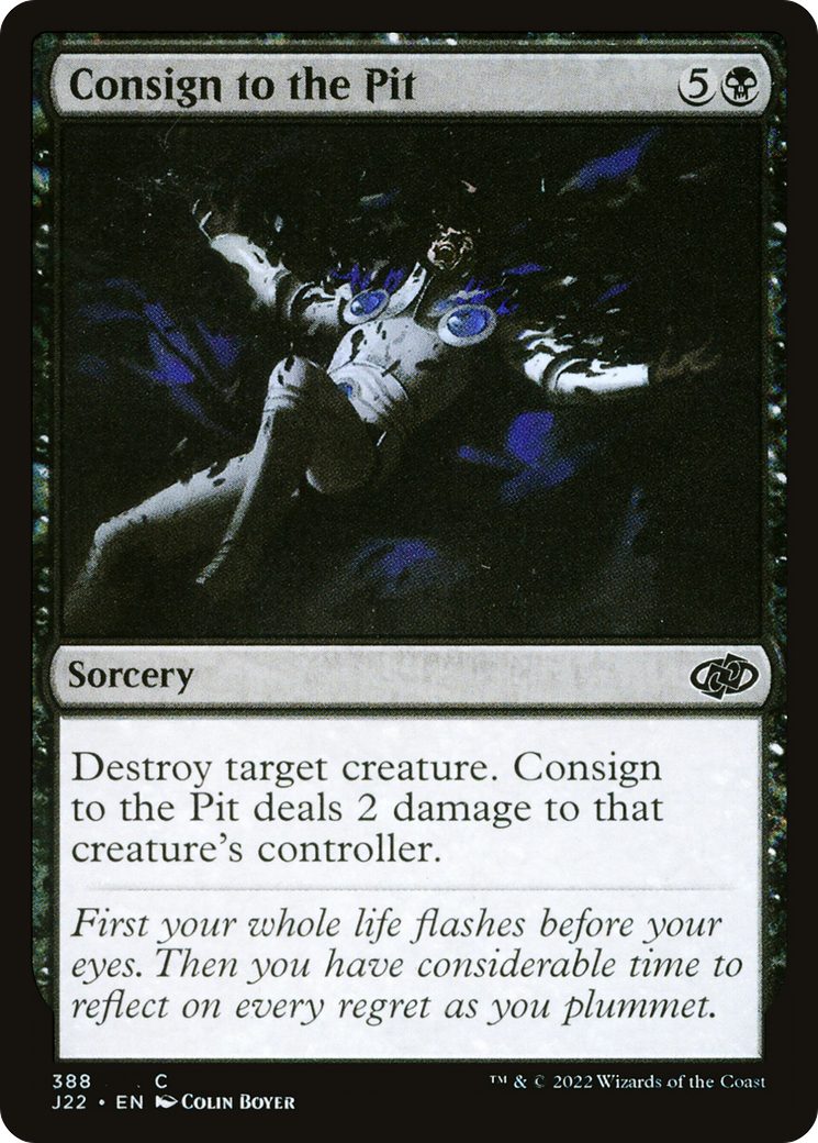 Consign to the Pit [Jumpstart 2022] | Boutique FDB TCG