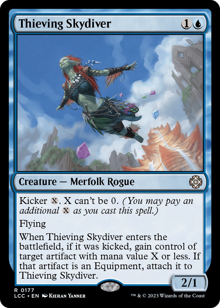 Thieving Skydiver [The Lost Caverns of Ixalan Commander] | Boutique FDB TCG