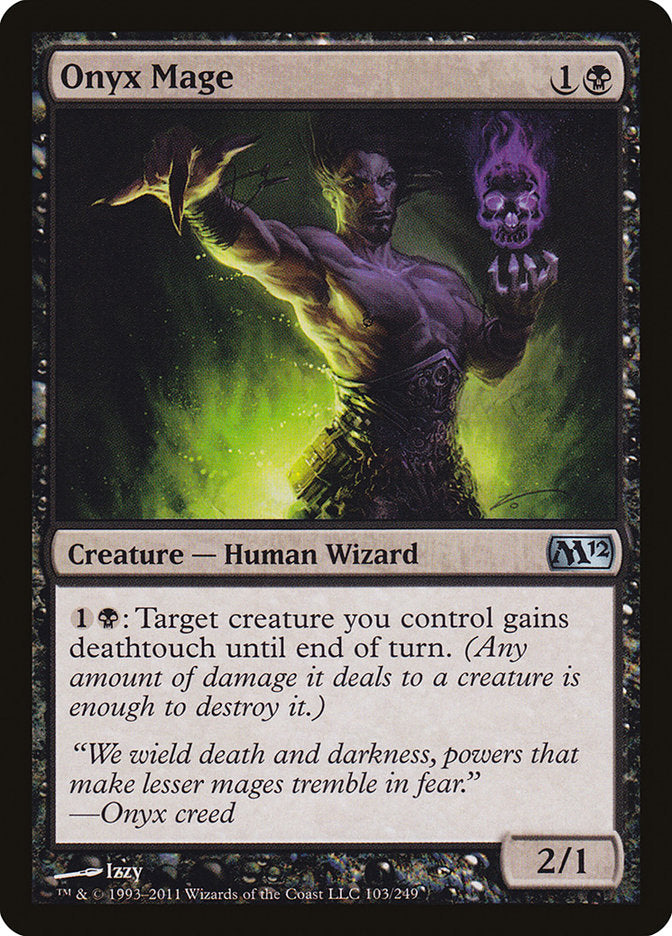Onyx Mage [Magic 2012] | Boutique FDB TCG