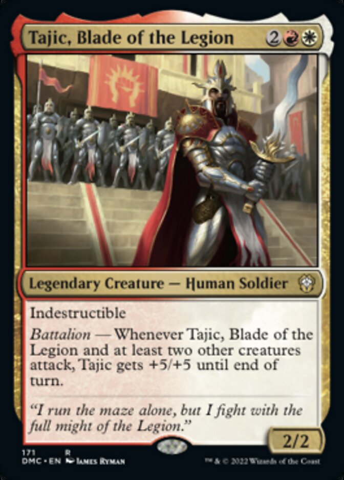 Tajic, Blade of the Legion [Dominaria United Commander] | Boutique FDB TCG