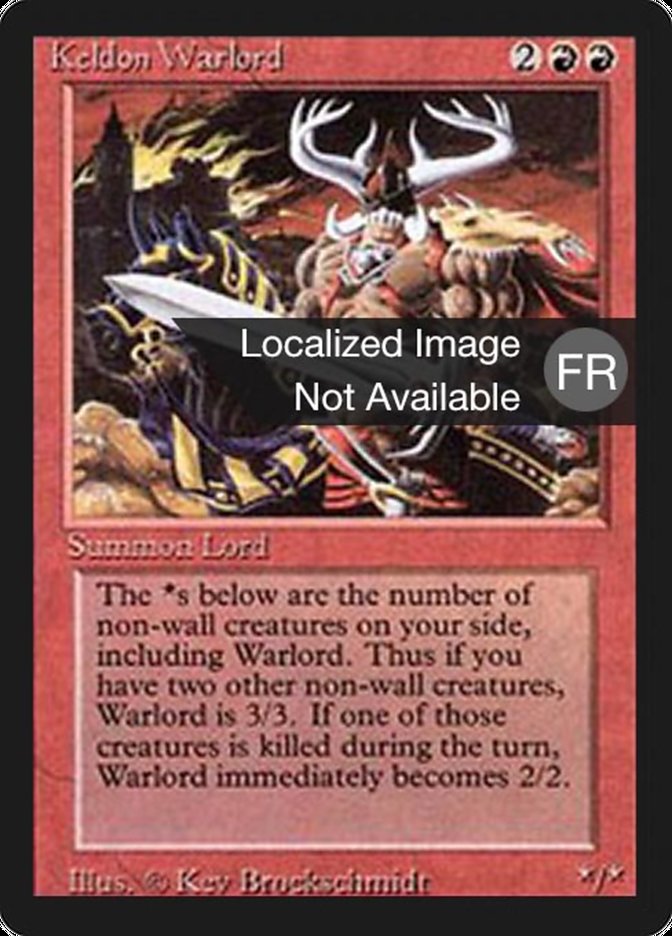 Keldon Warlord [Foreign Black Border] | Boutique FDB TCG