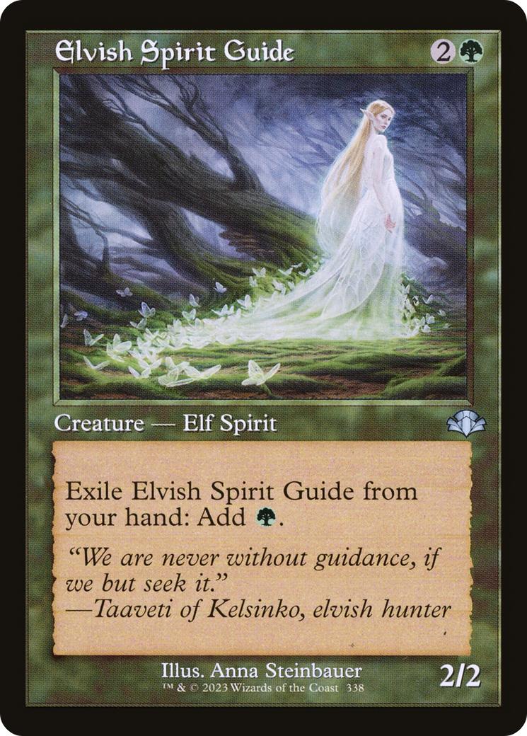 Elvish Spirit Guide (Retro) [Dominaria Remastered] | Boutique FDB TCG