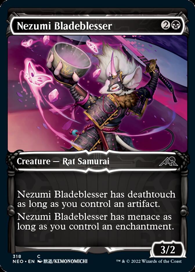 Nezumi Bladeblesser (Showcase Samurai) [Kamigawa: Neon Dynasty] | Boutique FDB TCG