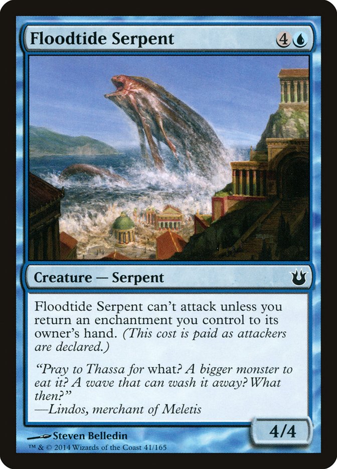 Floodtide Serpent [Born of the Gods] | Boutique FDB TCG