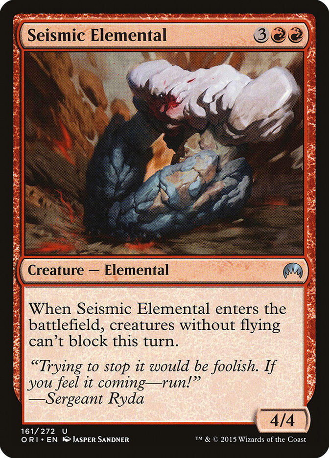 Seismic Elemental [Magic Origins] | Boutique FDB TCG