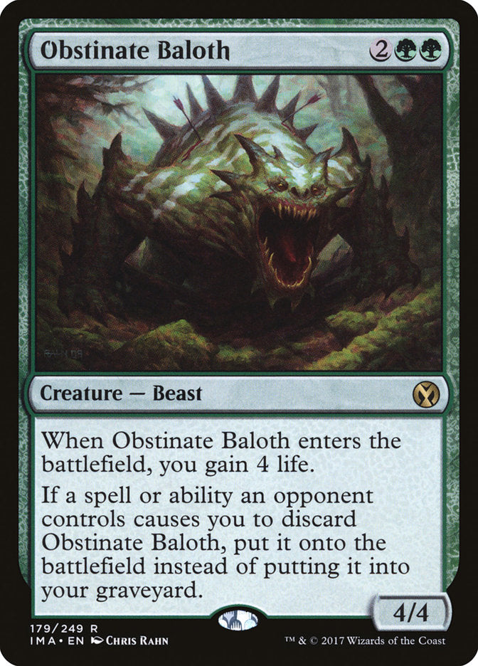 Obstinate Baloth [Iconic Masters] | Boutique FDB TCG