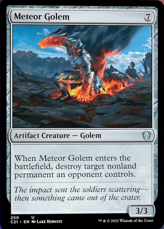 Meteor Golem [Commander 2021] | Boutique FDB TCG