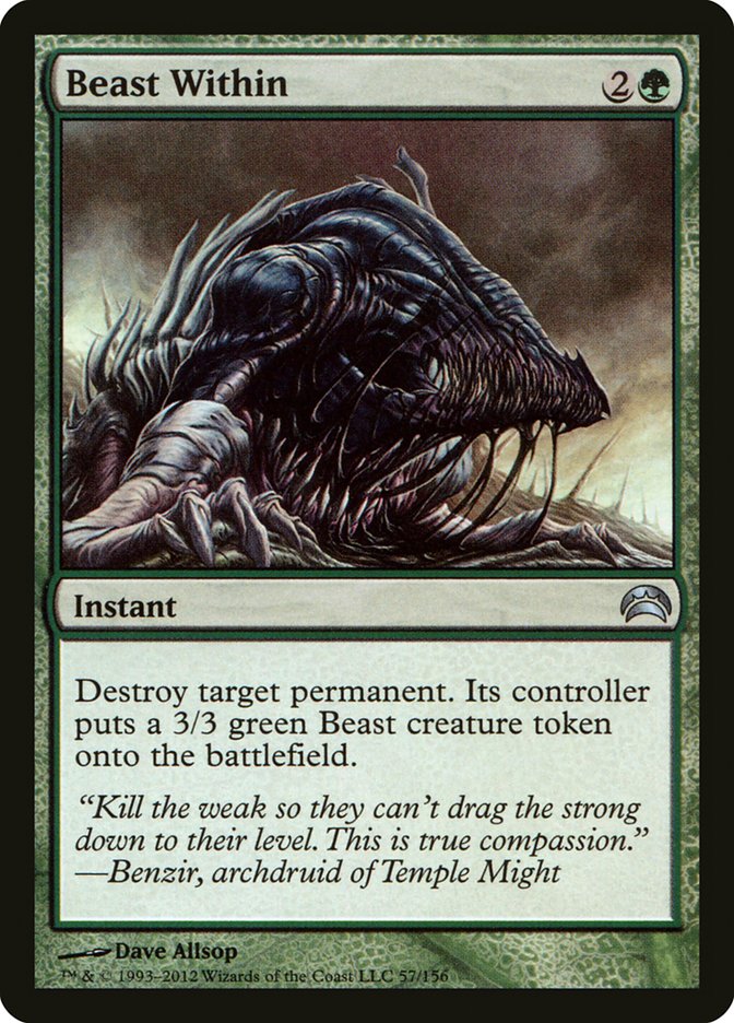 Beast Within [Planechase 2012] | Boutique FDB TCG